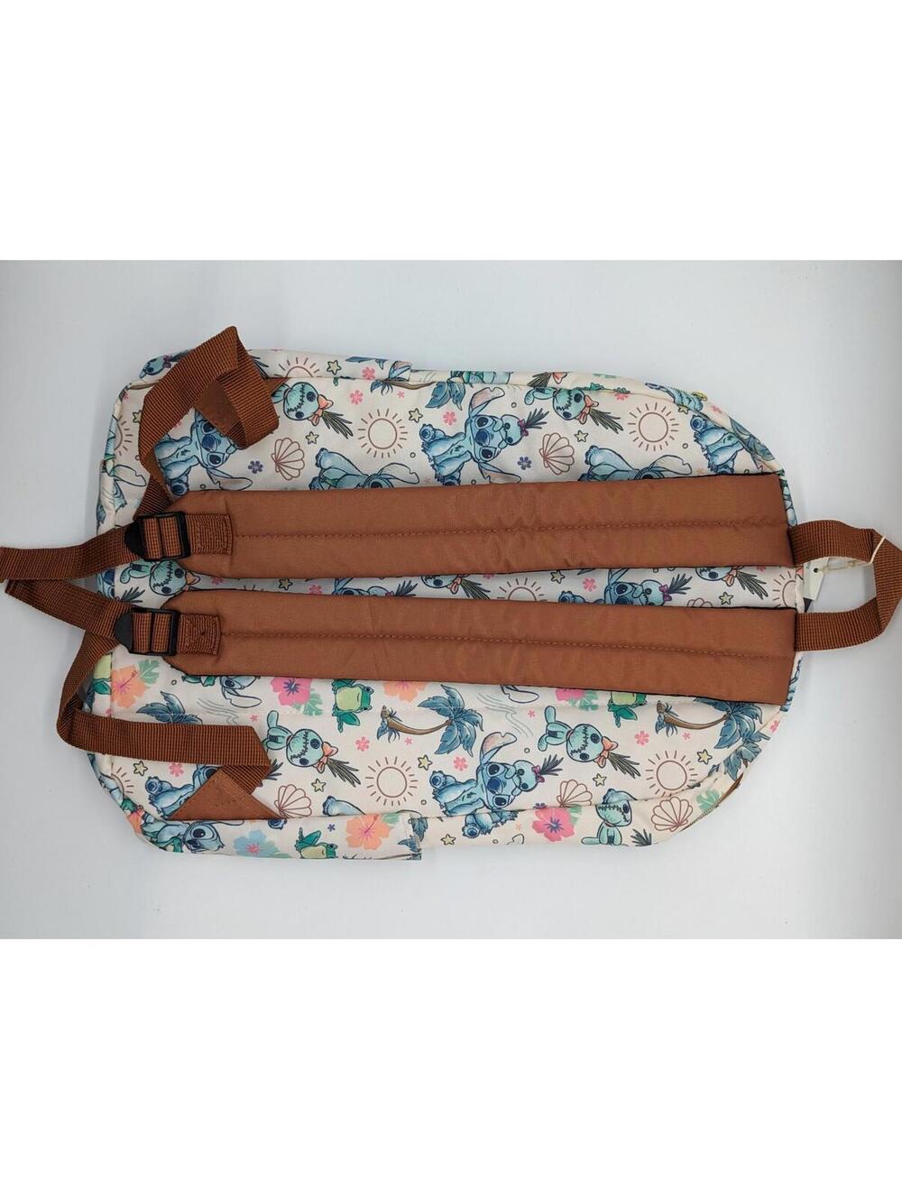 Loungefly Disney Lilo & Stitch Scrump Tropical Print Large Canvas Backpack New! - Picture 6 of 9